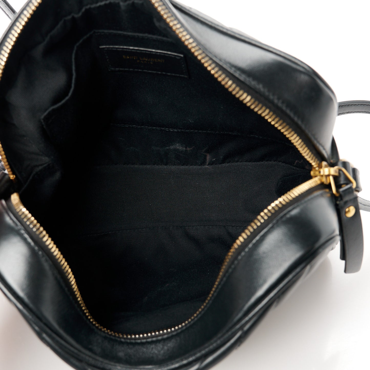 Calfskin Matelasse Monogram Lou Camera Bag Black