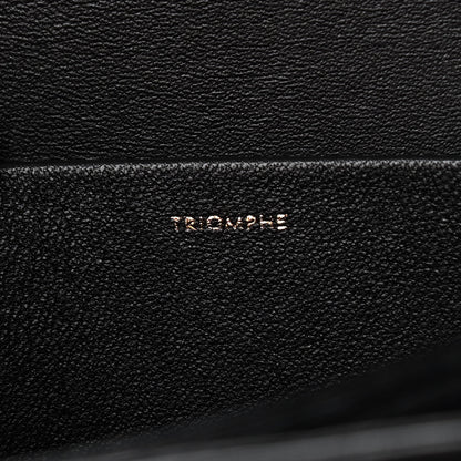 Celine Shiny Calfskin Medium Triomphe Black 7 of 11