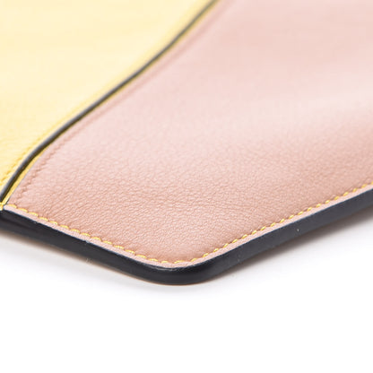 Loewe Calfskin Medium Puzzle Flat Pouch Yellow 5 of 9