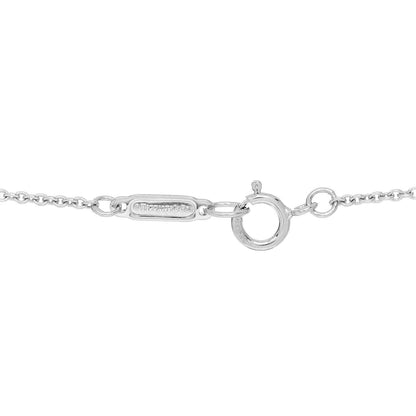 Tiffany 18K White Gold Diamond 1837 Triple Interlocking Circles Pendant Necklace 4 of 4