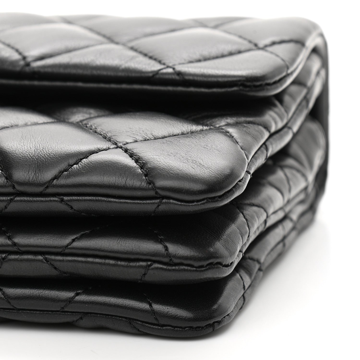 Chanel Lambskin Quilted Small Pillow Crush Flap Black 10 of 11