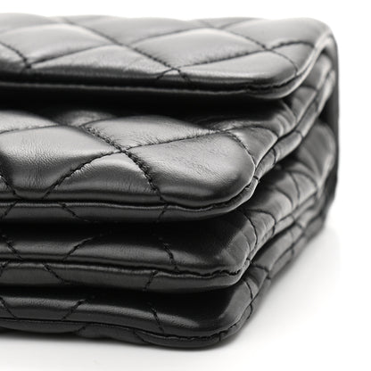 Chanel Lambskin Quilted Small Pillow Crush Flap Black 10 of 11