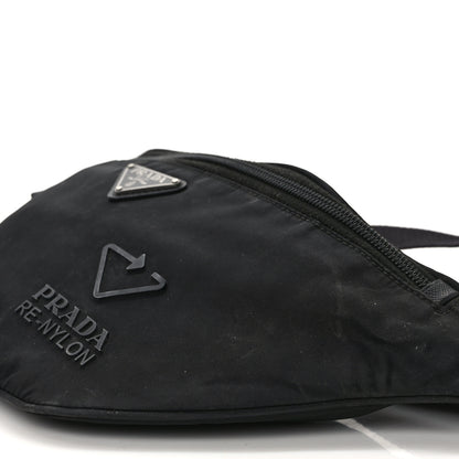Prada Tessuto Re-Nylon Saffiano Belt Bag Black 9 of 10