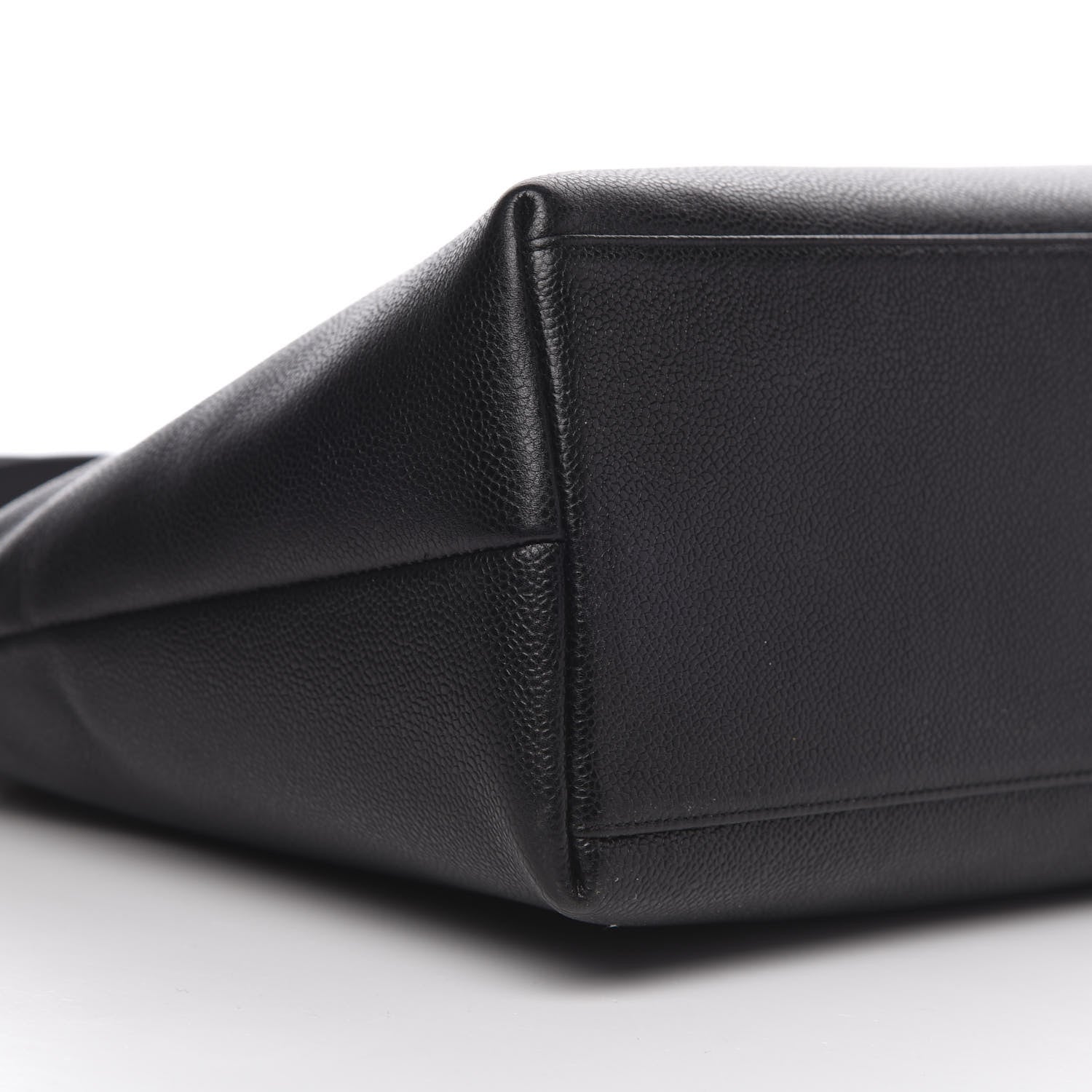 Chanel Caviar Large CC Shoulder Bag Black 8 of 10