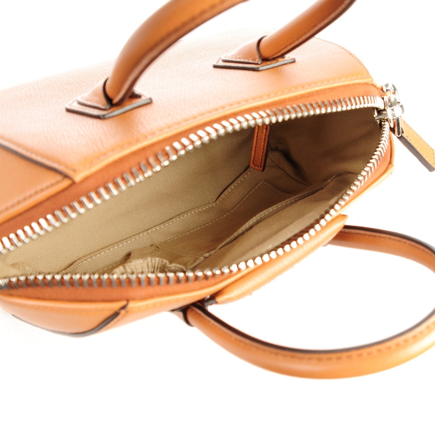 Sugar Goatskin Mini Antigona Caramel