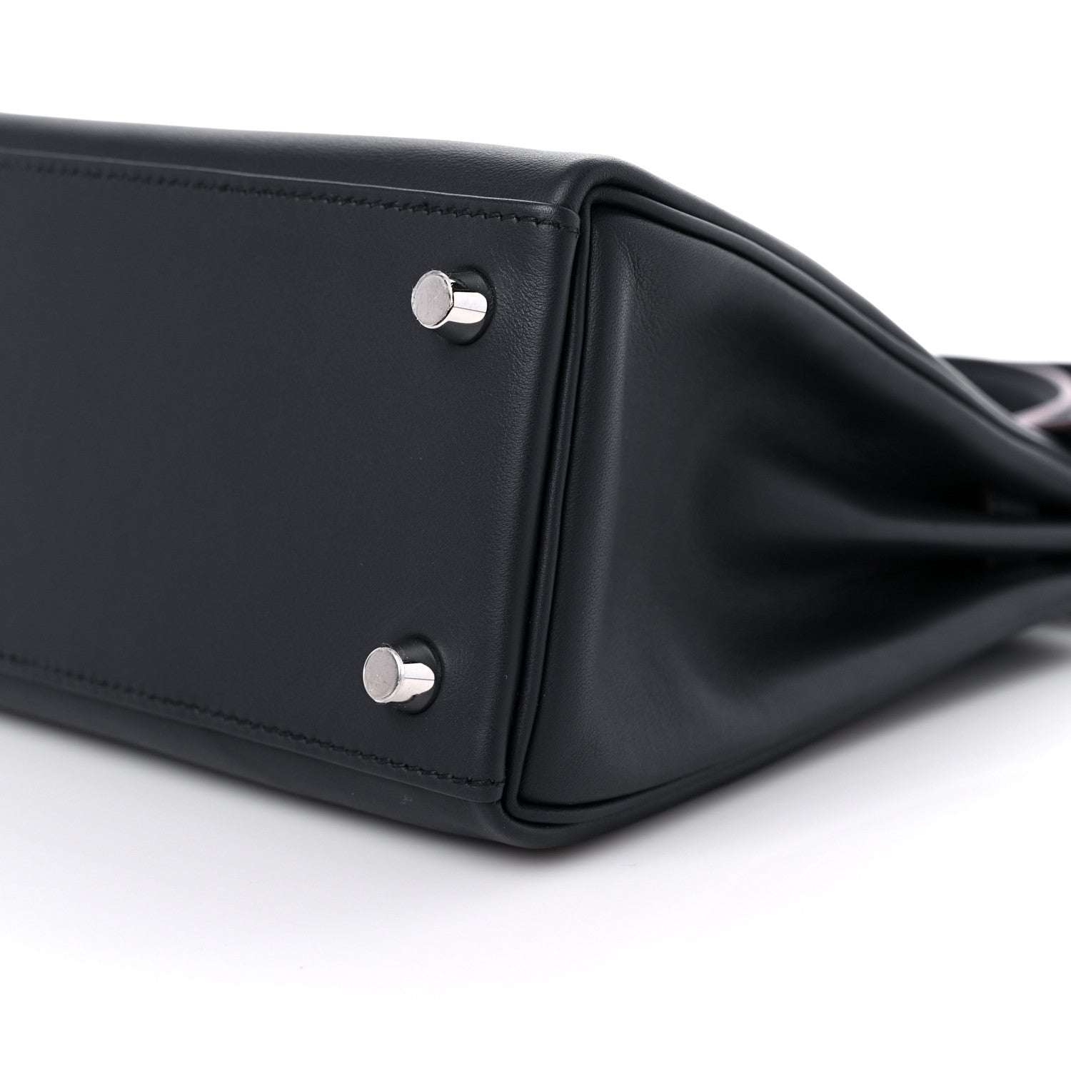 Hermes Swift Colormatic Kelly Retourne 25 Caban Black Chai Gold Etoupe 8 of 9