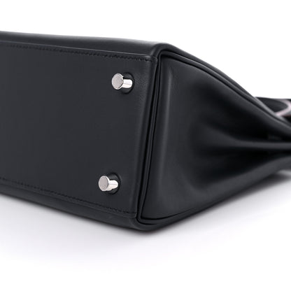 Hermes Swift Colormatic Kelly Retourne 25 Caban Black Chai Gold Etoupe 8 of 9