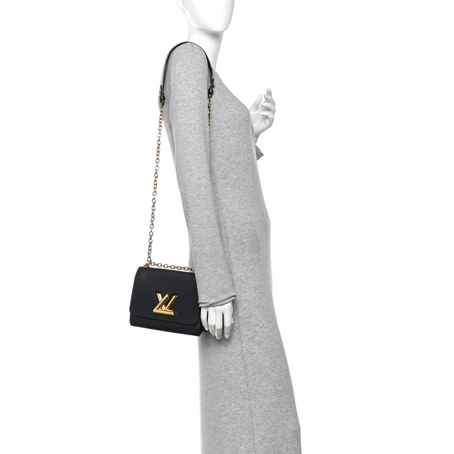 Epi Twist Shoulder Bag PM Black