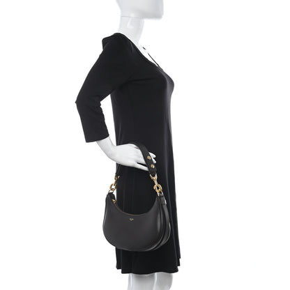 Celine Smooth Calfskin Medium Strap Ava Shoulder Bag Dark Brown 2 of 9