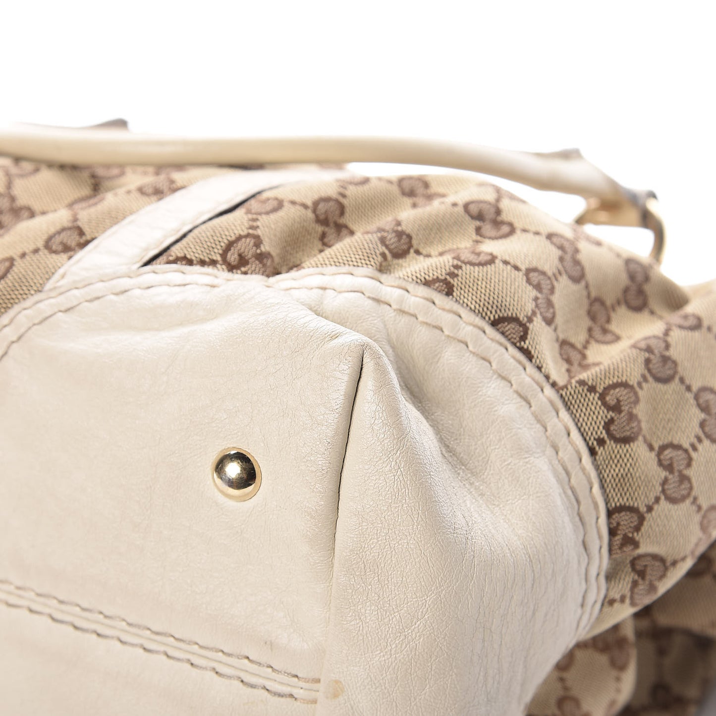 Monogram Horsebit Nail Medium Boston White