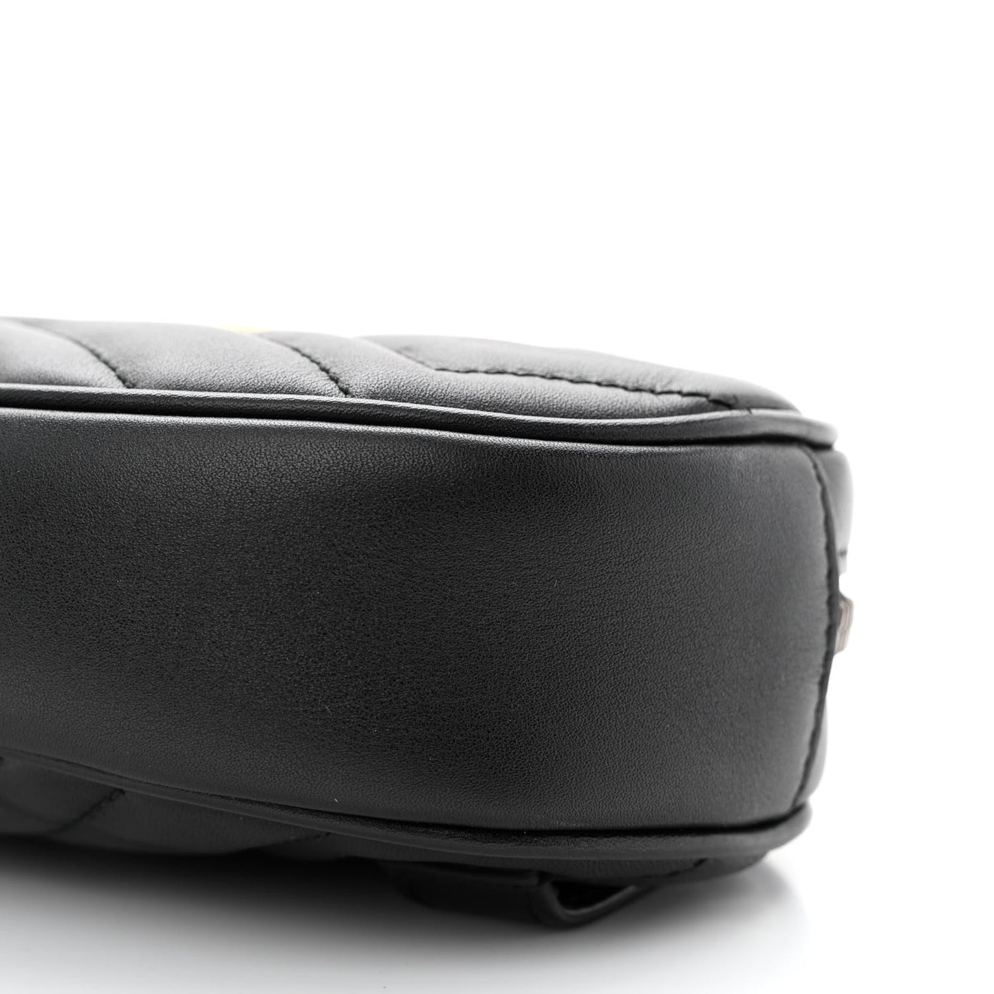 Calfskin Matelasse GG Marmont Belt Bag 85 34 Black