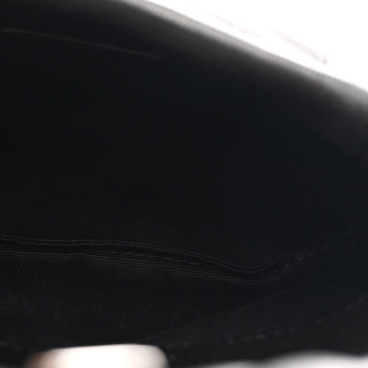 Saint Laurent Lambskin Monogram Loulou Puffer Pouch Clutch Black 6 of 11