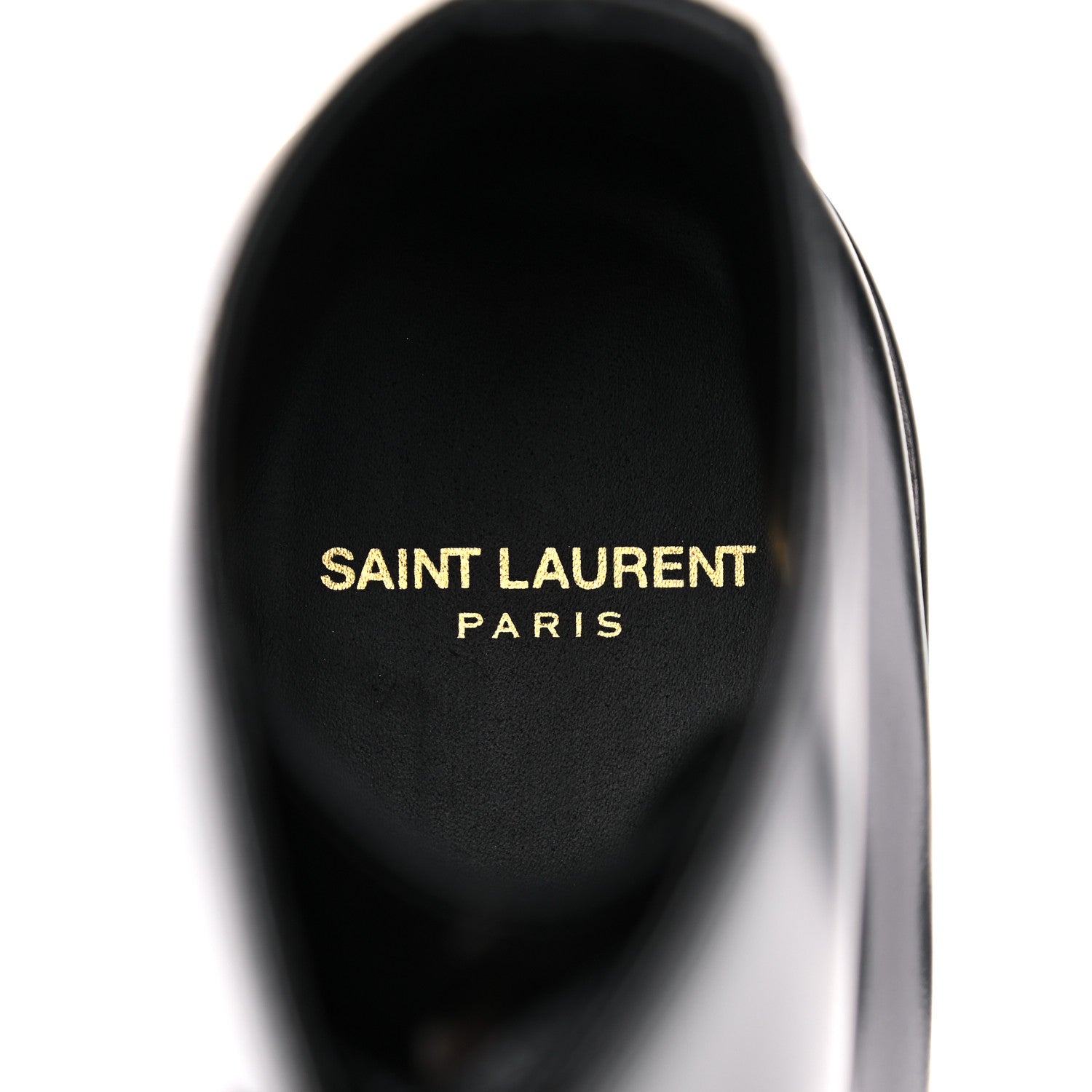 Saint Laurent Calfskin Womens Army Combat Boots 39 Black 7 of 9
