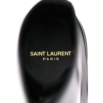 Saint Laurent Calfskin Womens Army Combat Boots 39 Black 7 of 9