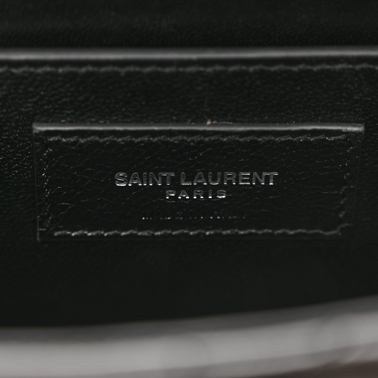 Saint Laurent Lambskin Quilted Monogram June Box Bag Black 6 of 13