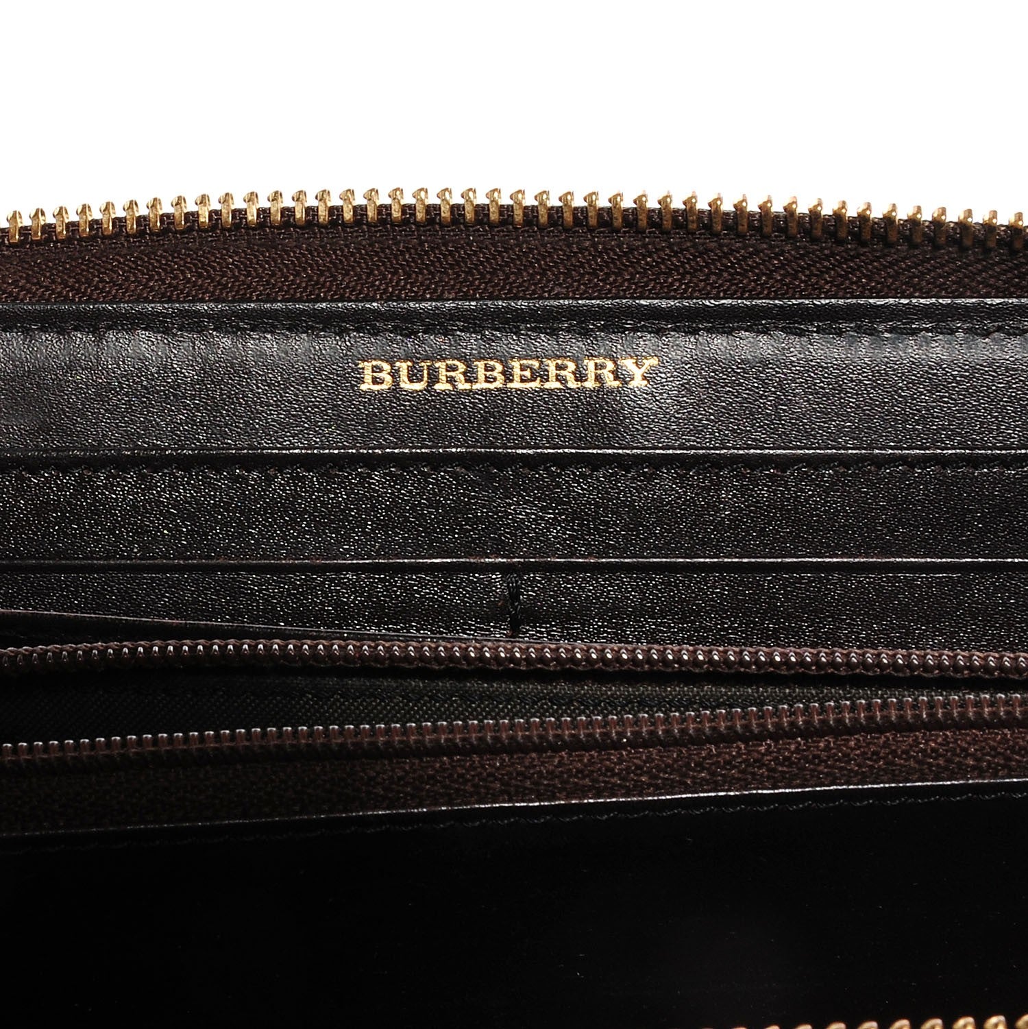 Burberry Haymarket Check Large Ziggy Zip Around Wallet 5 of 7