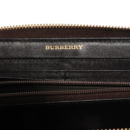 Burberry Haymarket Check Large Ziggy Zip Around Wallet 5 of 7