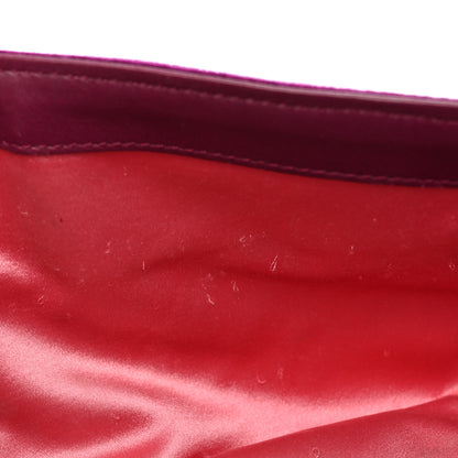 Gucci Velvet Matelasse Small GG Marmont Shoulder Bag Fuchsia Violet Cyclamen 12 of 18