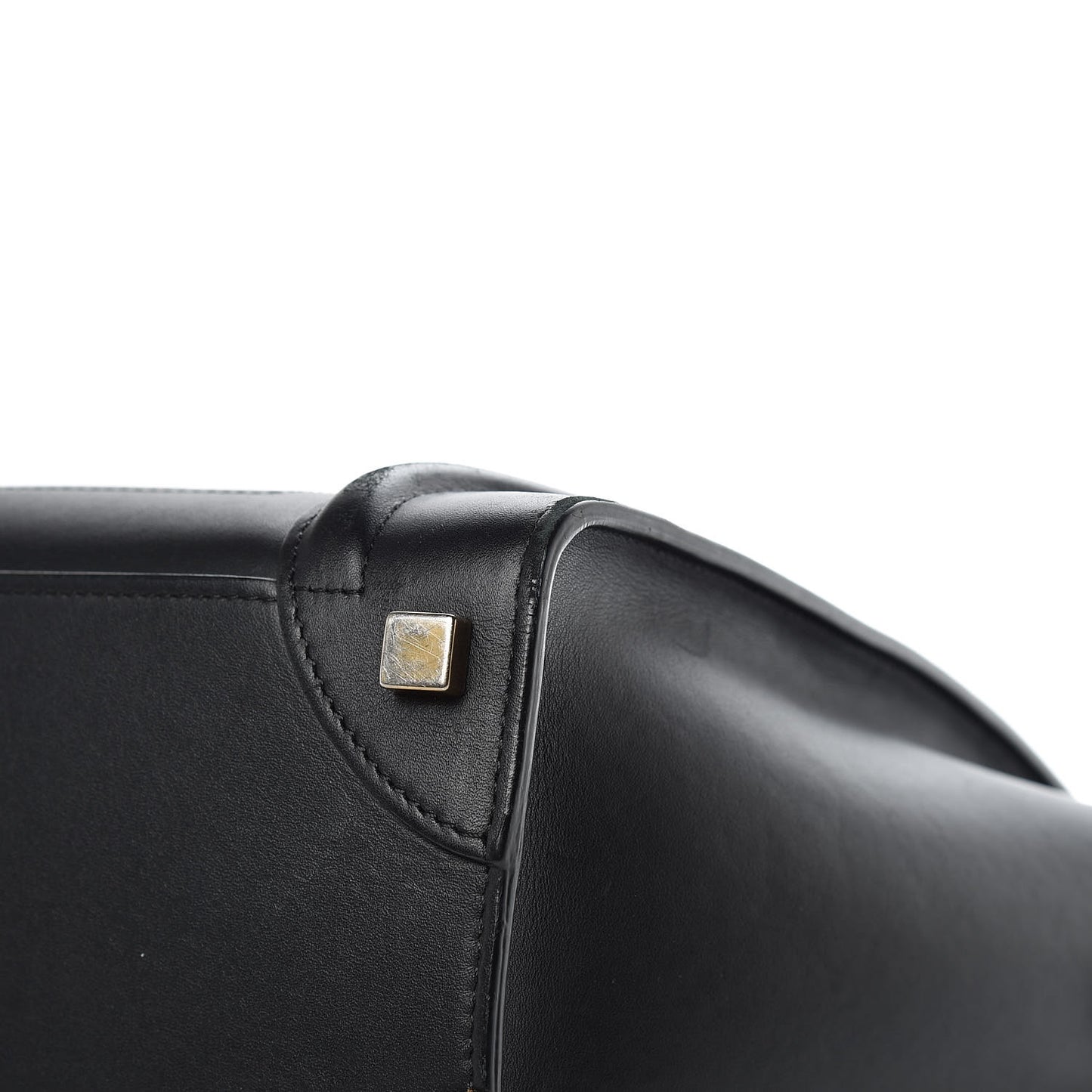 Smooth Calfskin Micro Luggage Black