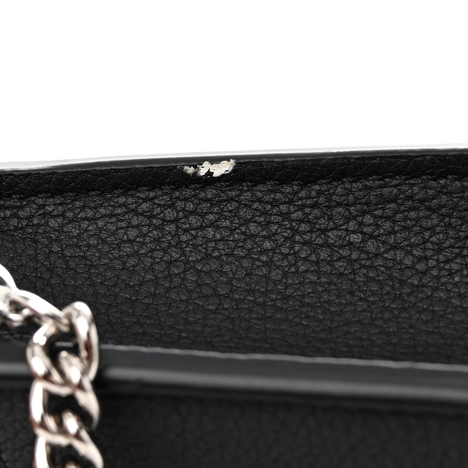 Louis Vuitton Soft Calfskin My Lockme Chain Pochette Black 10 of 11