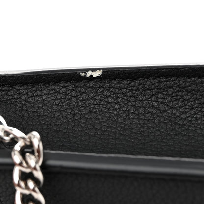 Louis Vuitton Soft Calfskin My Lockme Chain Pochette Black 10 of 11
