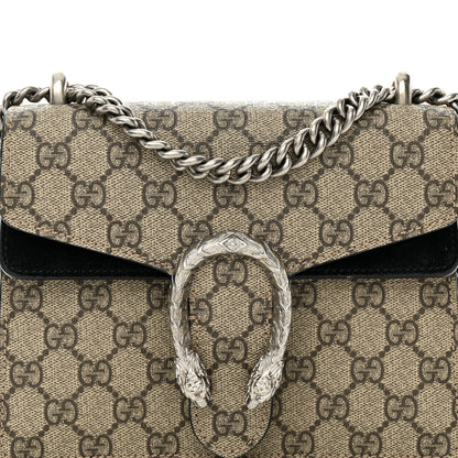 Gucci GG Supreme Monogram Mini Dionysus Shoulder Bag Black 8 of 13