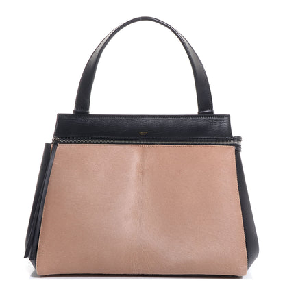 Celine Pony Hair Medium Edge Shoulder Bag Praline 1 of 9
