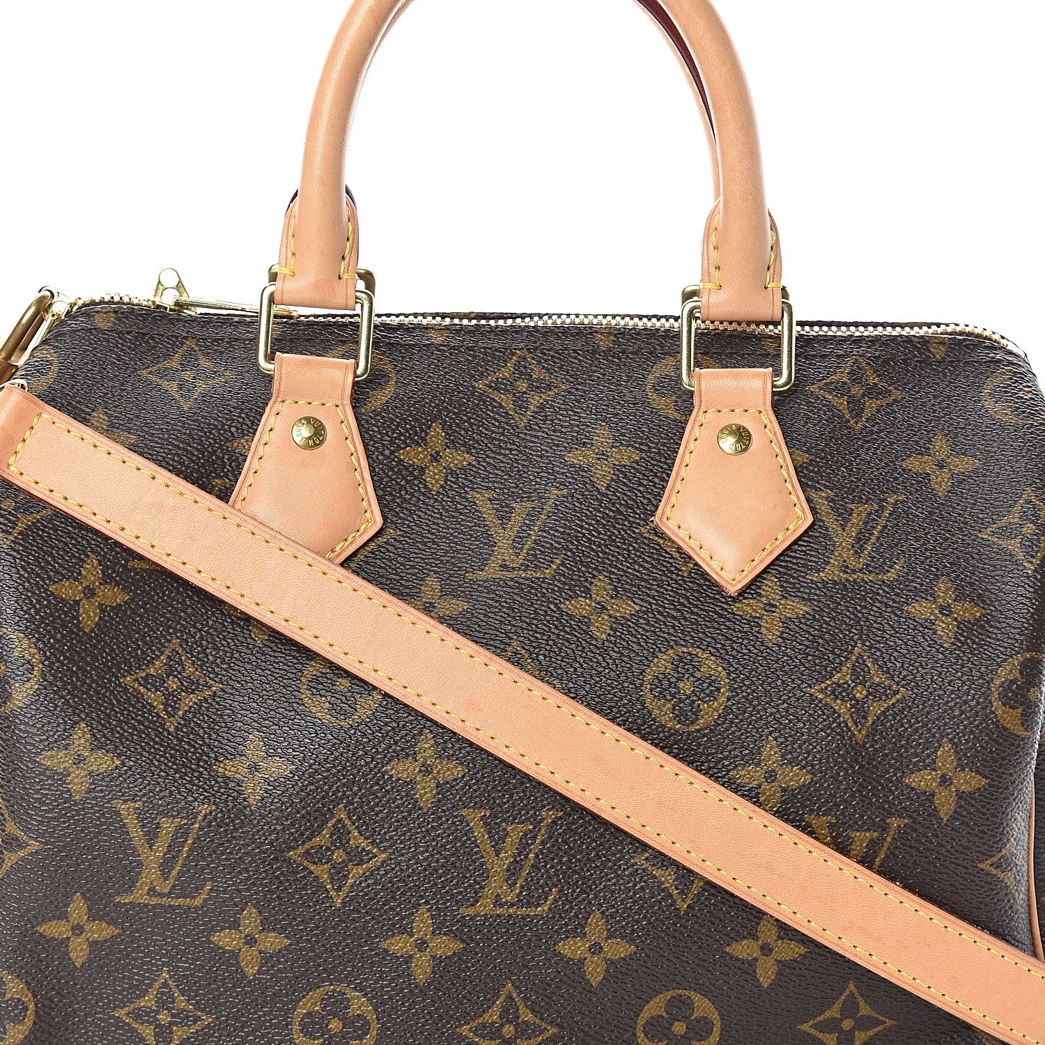 Louis Vuitton Monogram Speedy Bandouliere 25 5 of 8