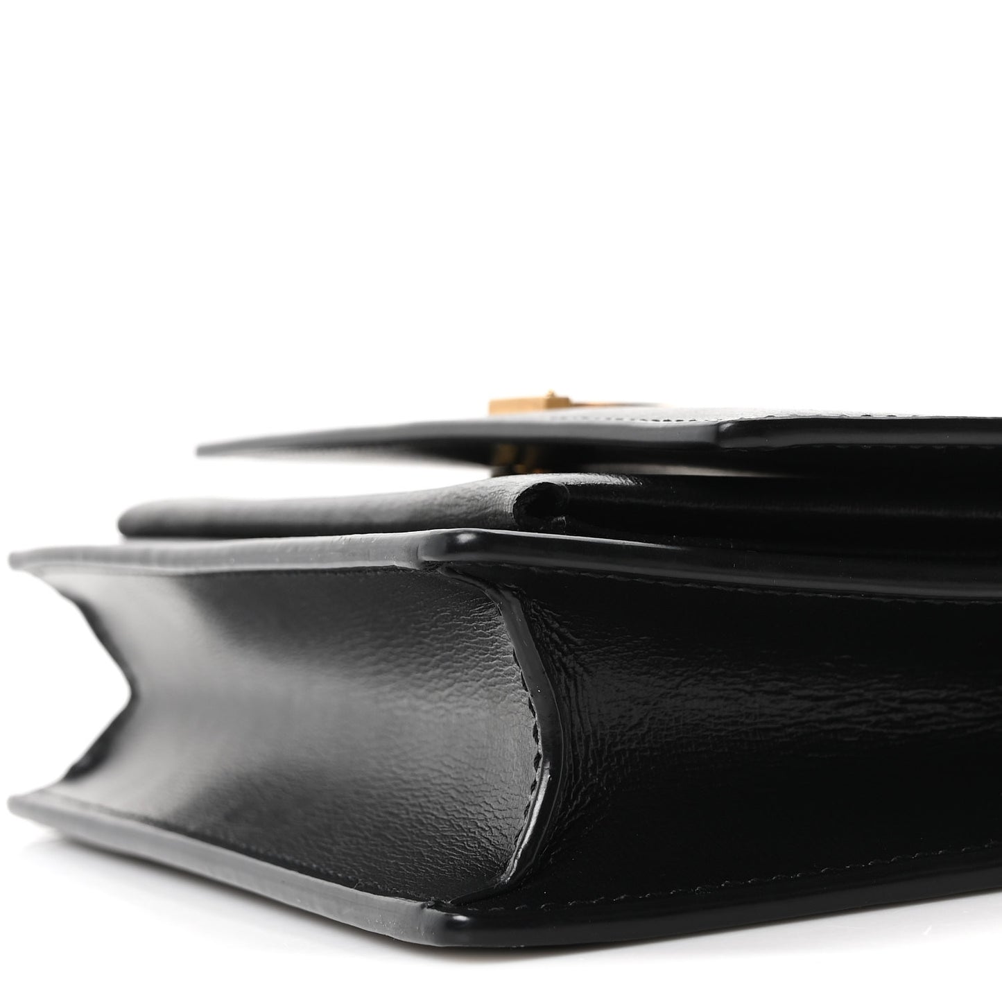 Calfskin Monogram Sunset Chain Wallet Black