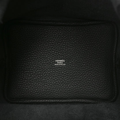 Hermes Taurillon Clemence Picotin Lock 18 PM Vert Fonce 5 of 10