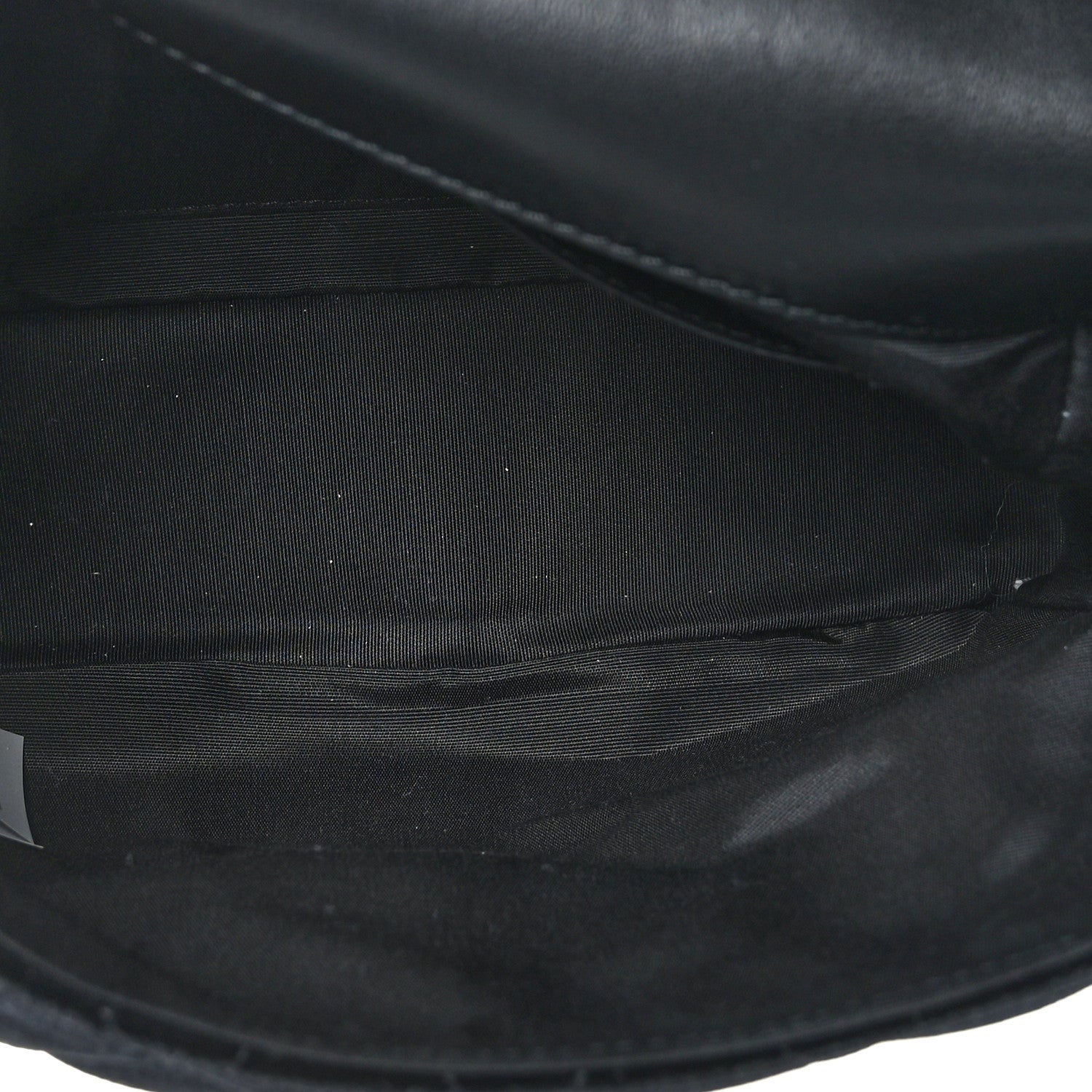 Versace Calfskin Nylon Quilted Medusa Chain Crossbody Black 6 of 8