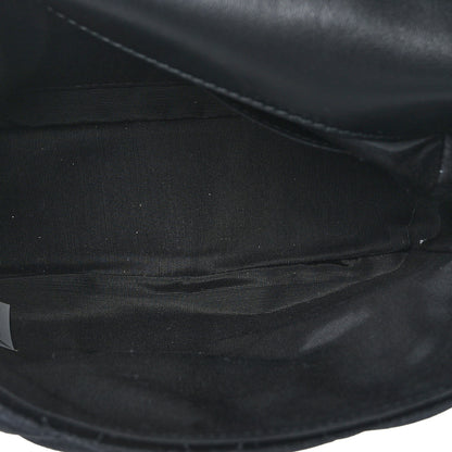 Versace Calfskin Nylon Quilted Medusa Chain Crossbody Black 6 of 8