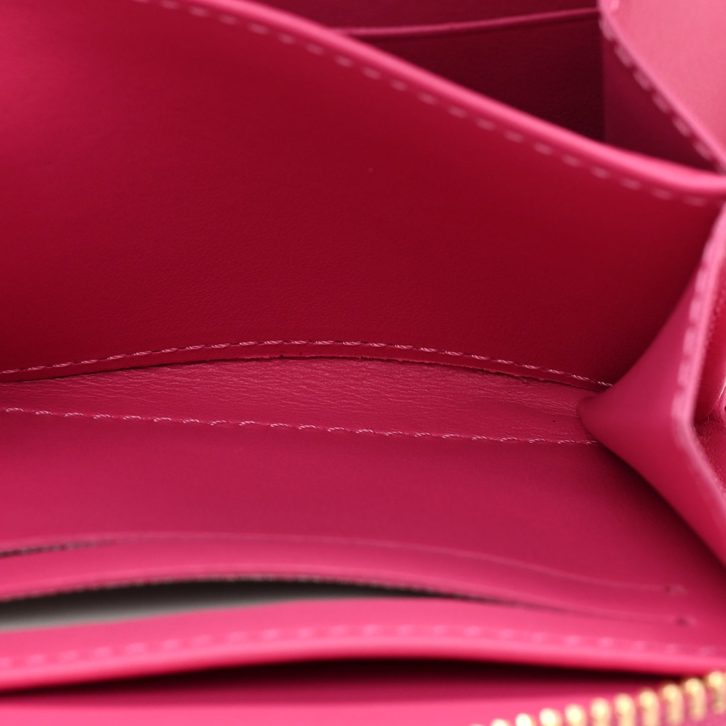 Vernis Enamel Heart Zippy Coin Purse Neon Pink