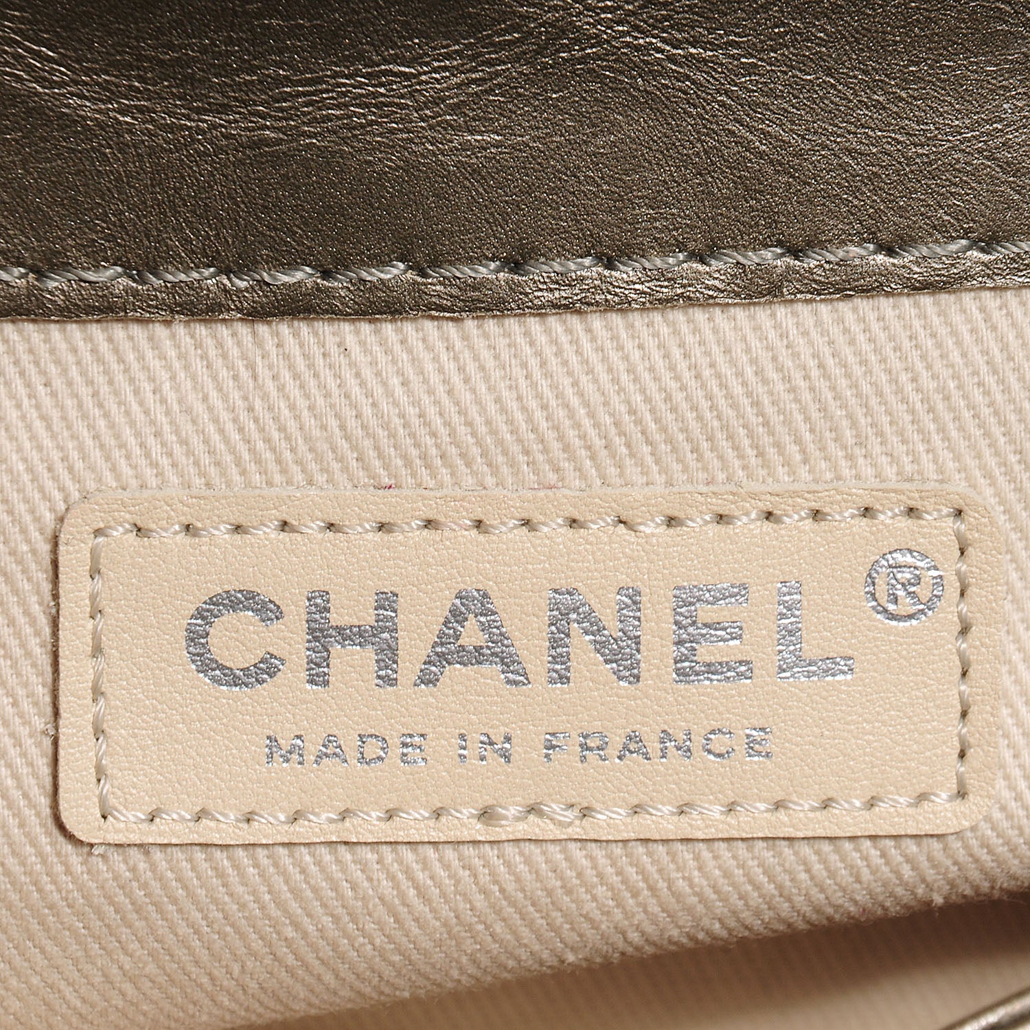 Chanel Calfskin Lady Pearly Mini Flap Silver 7 of 8