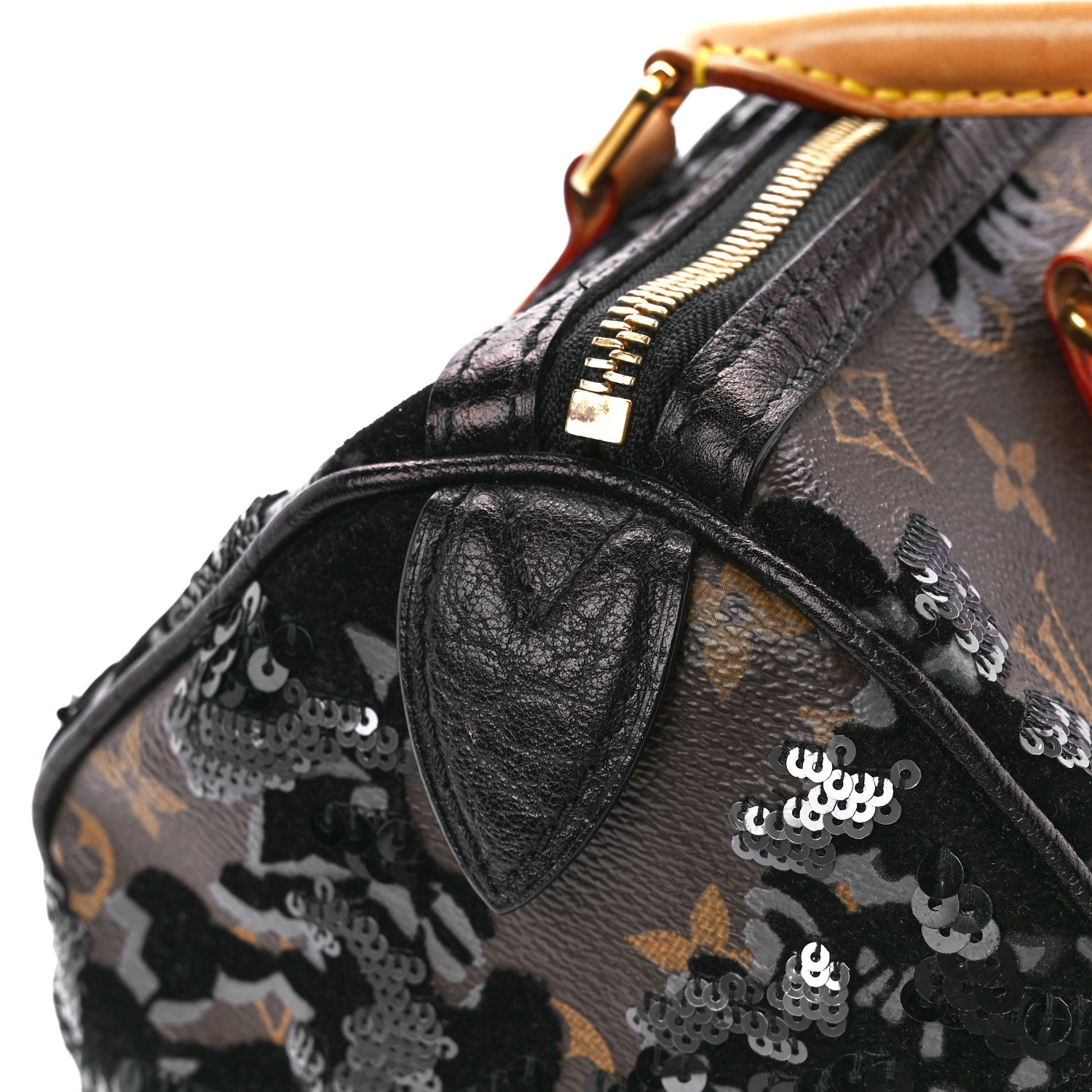 Louis Vuitton Monogram Fleur De Jais Sequins Speedy 30 13 of 15