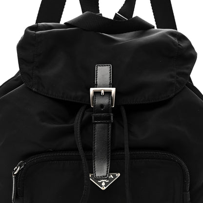 Prada Tessuto Nylon Vela Cinch Backpack Black 7 of 9