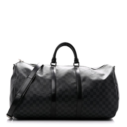 Louis Vuitton Damier Graphite Keepall Bandouliere 55 1 of 12