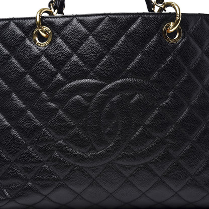 Chanel Caviar Quilted XL Grand Shopping Tote GST Black 12 of 12