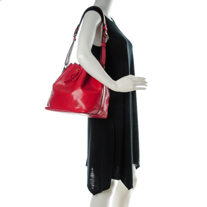 Louis Vuitton Epi Petit Noe Castillan Red 5 of 12