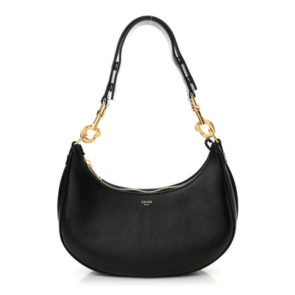 Celine Smooth Calfskin Medium Strap Ava Shoulder Bag Black 1 of 11