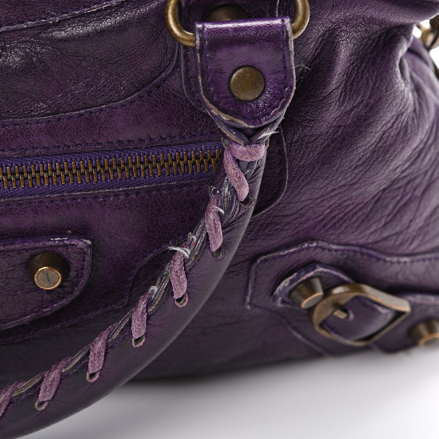 Balenciaga Agneau Classic Hardware First Raisin 13 of 22