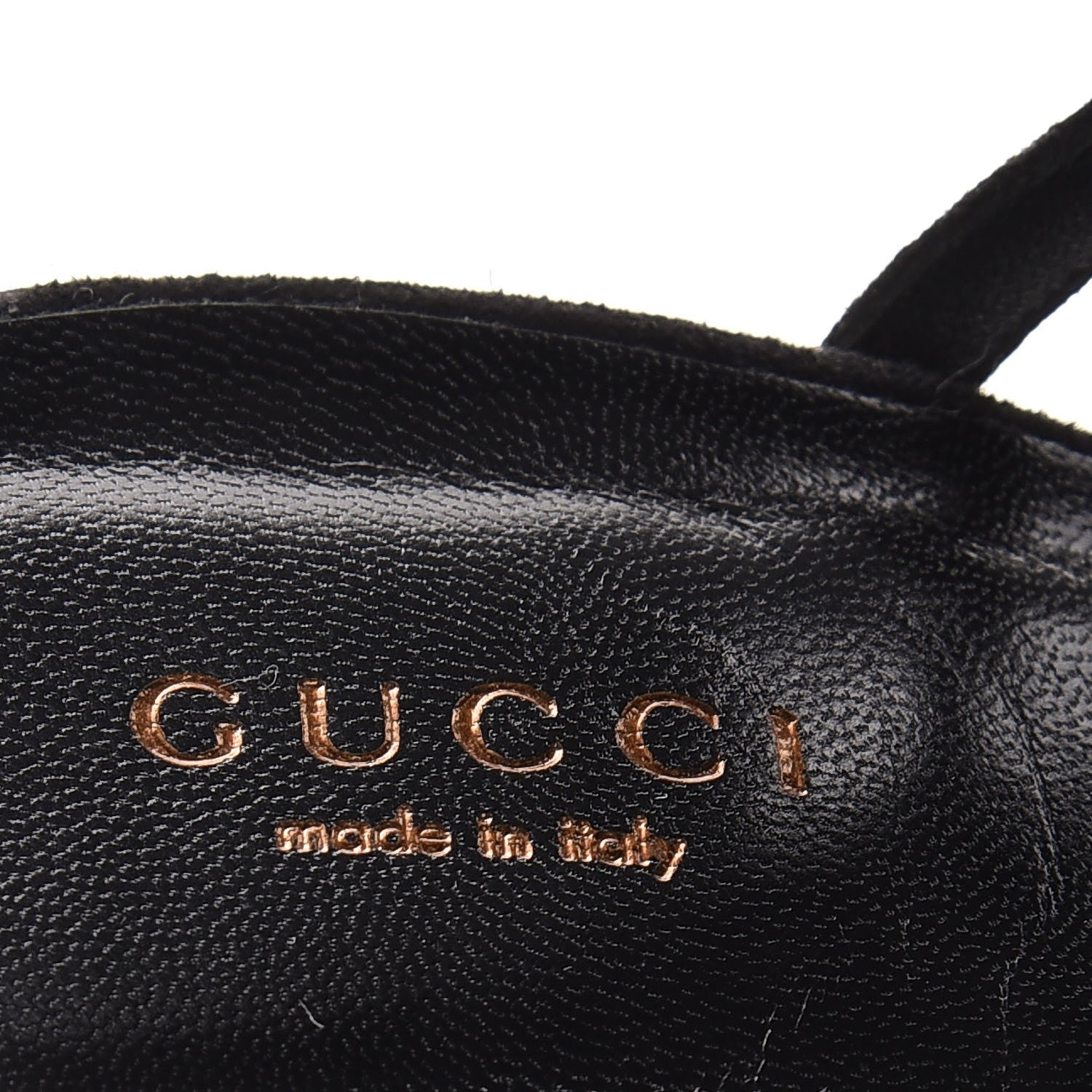 Gucci Suede Fringe Becky High Heel Sandals 40.5 Black 9 of 10
