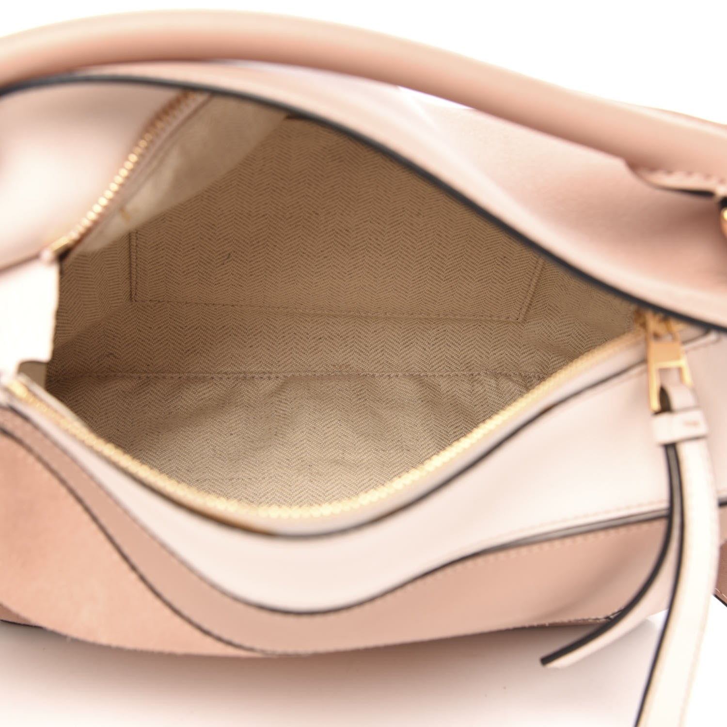 Loewe Calfskin Suede Small Puzzle Bag Blush 5 of 11