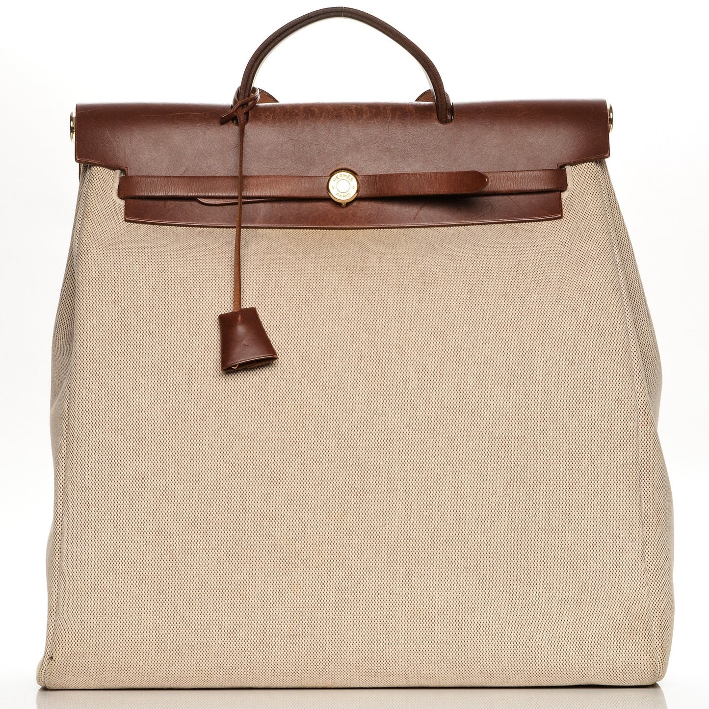 Toile Calfskin Herbag 39 GM Natural