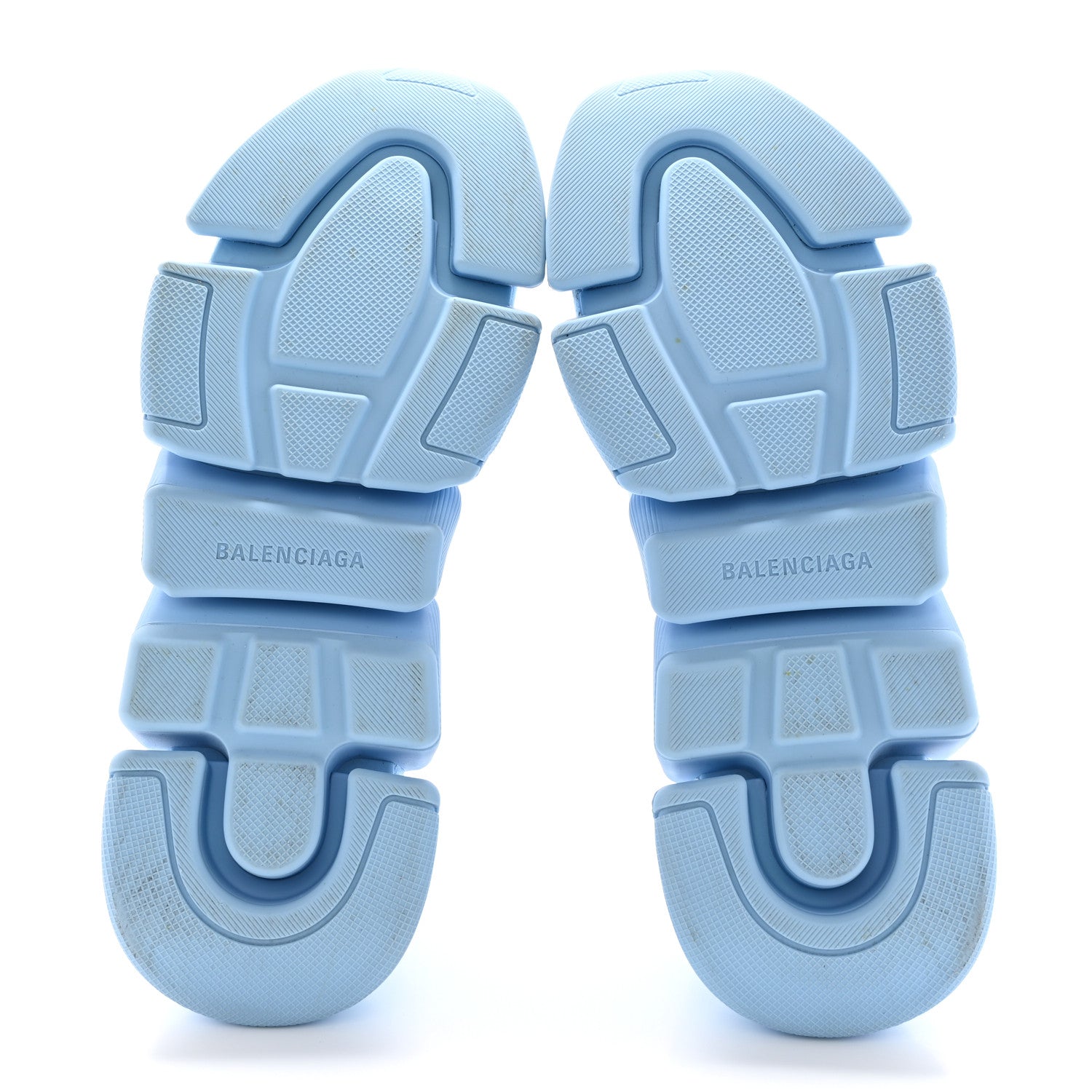 Balenciaga Technical 3D Recycled Knit Allover Logo Mens Speed 2.0 Sneakers 44 Soft Blue White 6 of 15