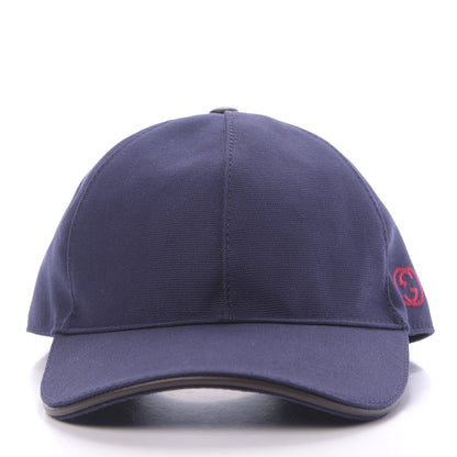 Gucci Cotton Web Baseball Hat S Navy 4 of 7