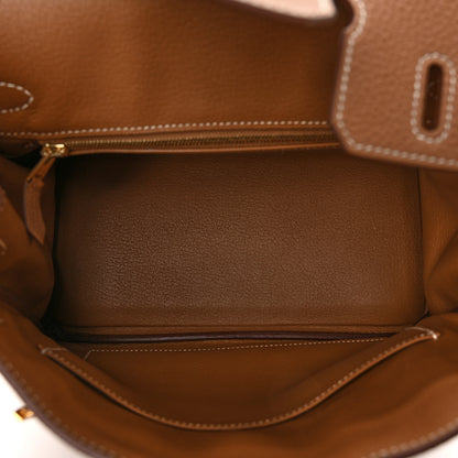 Hermes Togo Birkin 25 Gold 5 of 12