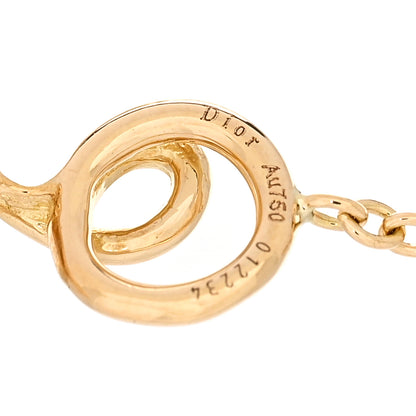 Christian Dior 18K Yellow Gold Diamond Oui Bracelet 3 of 3