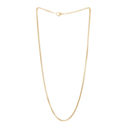 David Yurman 18K Yellow Gold 2.5mm Box Chain Necklace 20" 3 of 5