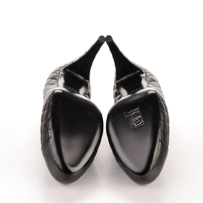 Chanel Lambskin Quilted CC Cap Toe Pumps 39.5 Black 5 of 7
